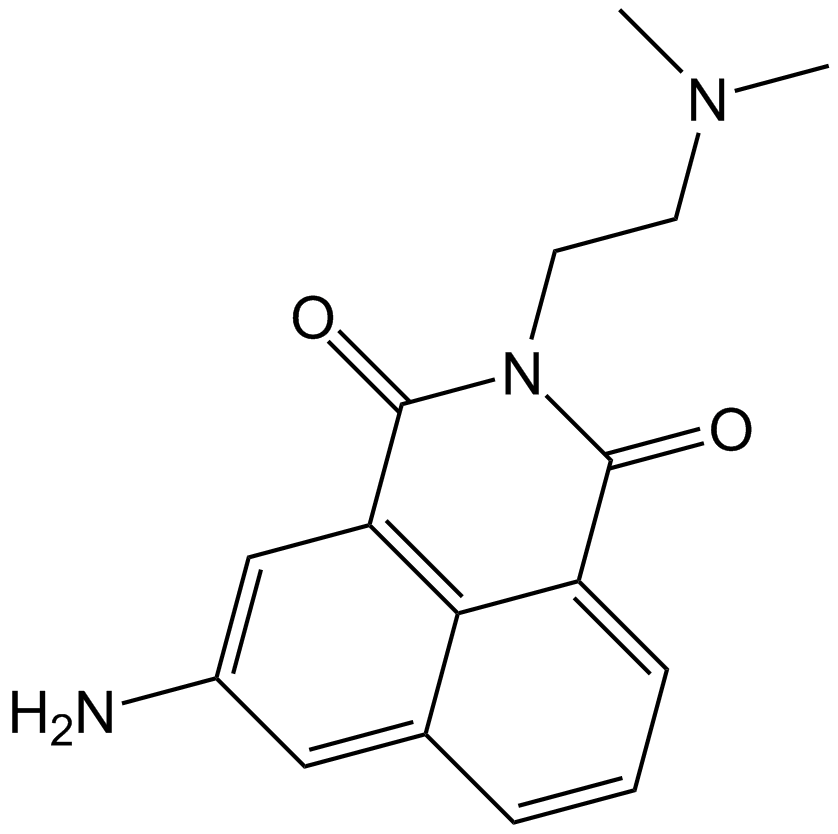 Amonafide 化学構造