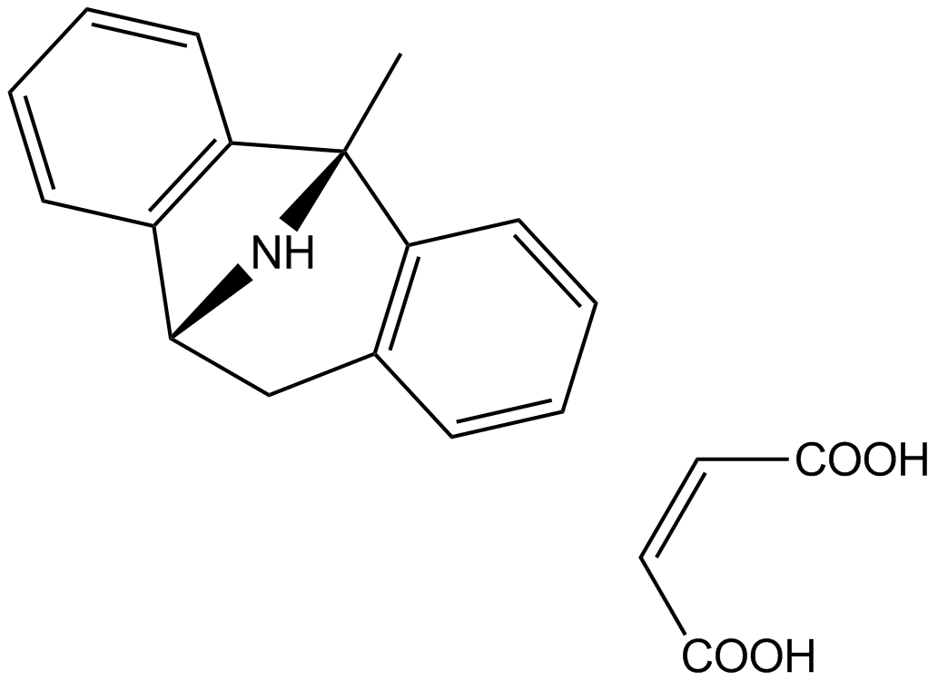 (+)-MK 801 Maleate  Chemical Structure