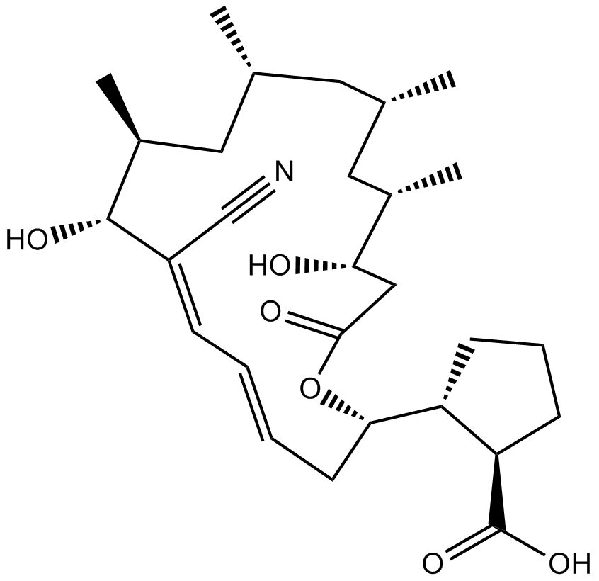 Borrelidin التركيب الكيميائي