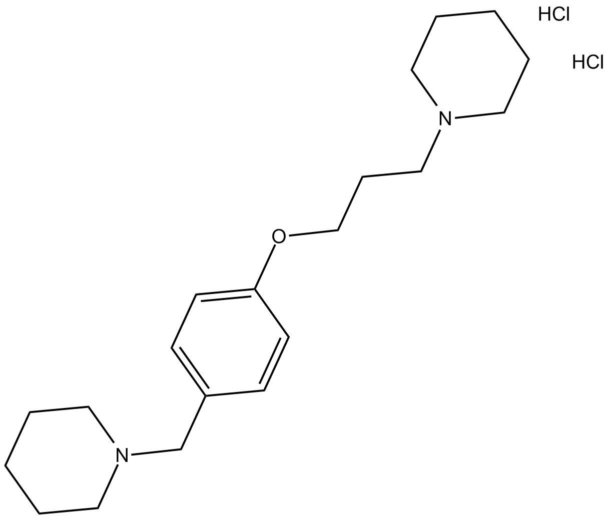JNJ 5207852 dihydrochloride 化学構造