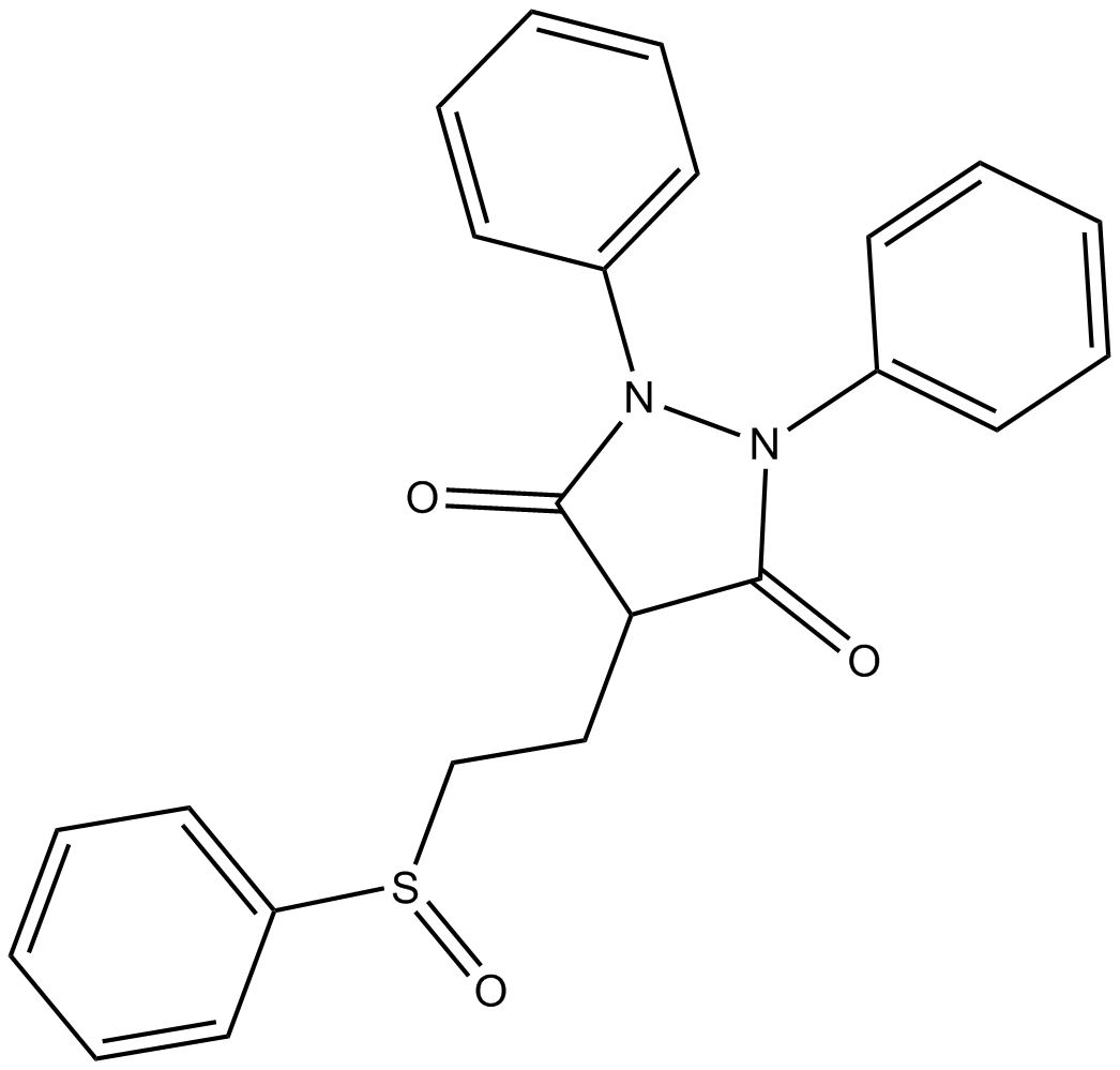 (+/-)-Sulfinpyrazone  Chemical Structure