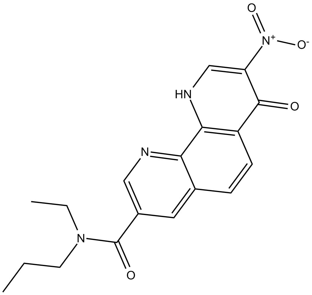 Collagen proline hydroxylase inhibitor 化学構造