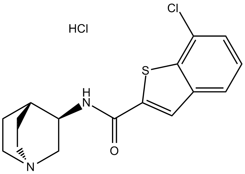 EVP-6124 hydrochloride  Chemical Structure