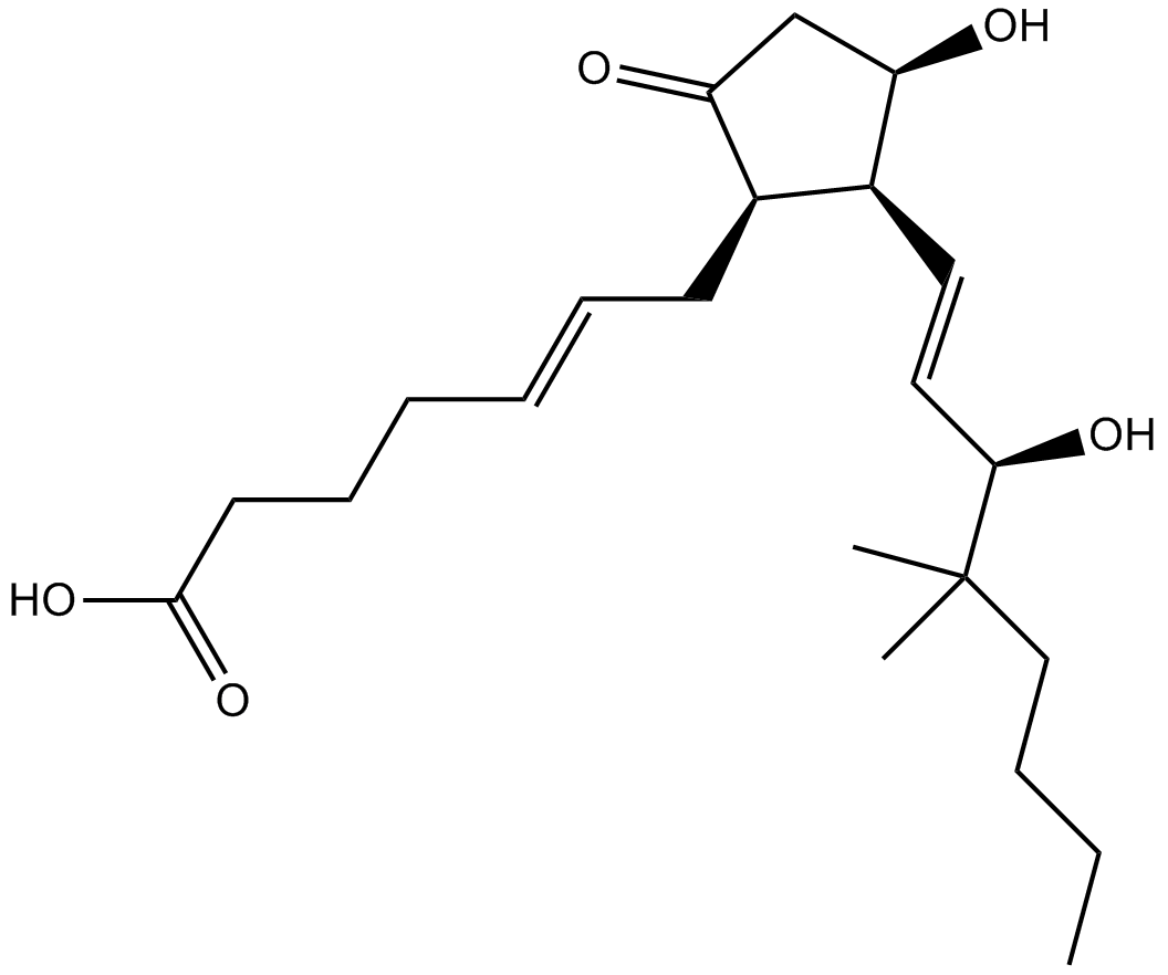 16,16-Dimethyl Prostaglandin E2  Chemical Structure
