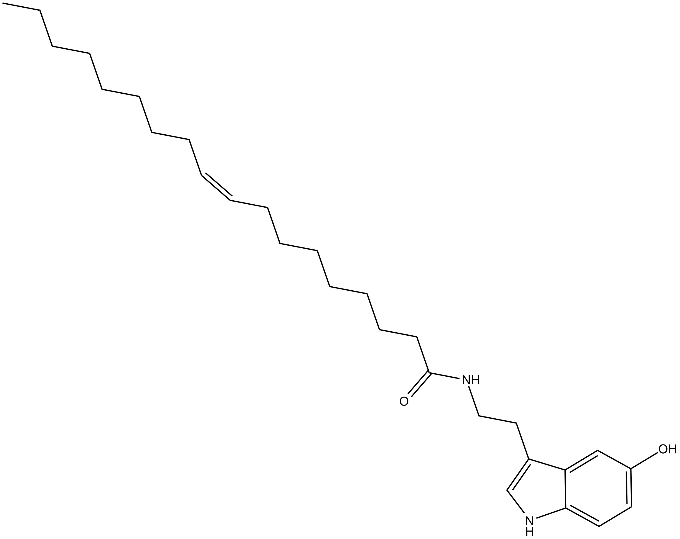 Oleoyl Serotonin التركيب الكيميائي