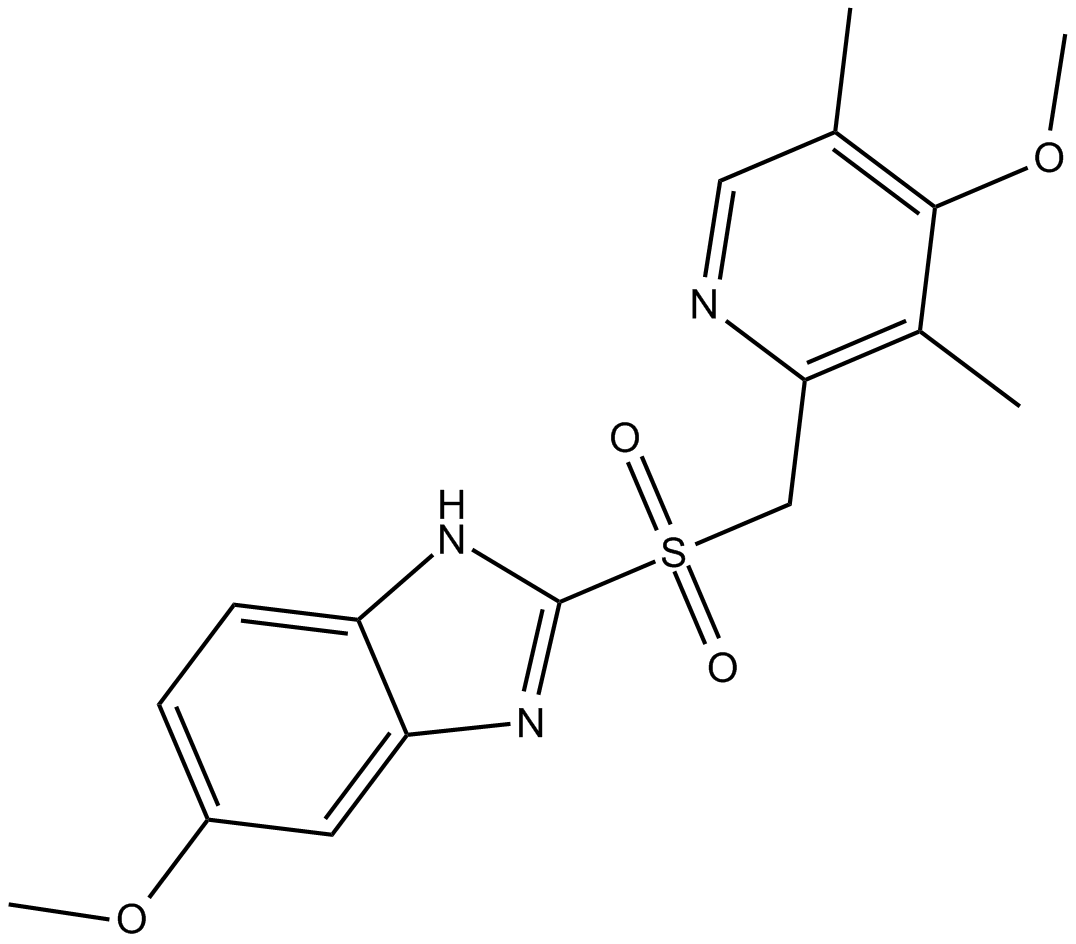 Omeprazole sulfone  Chemical Structure