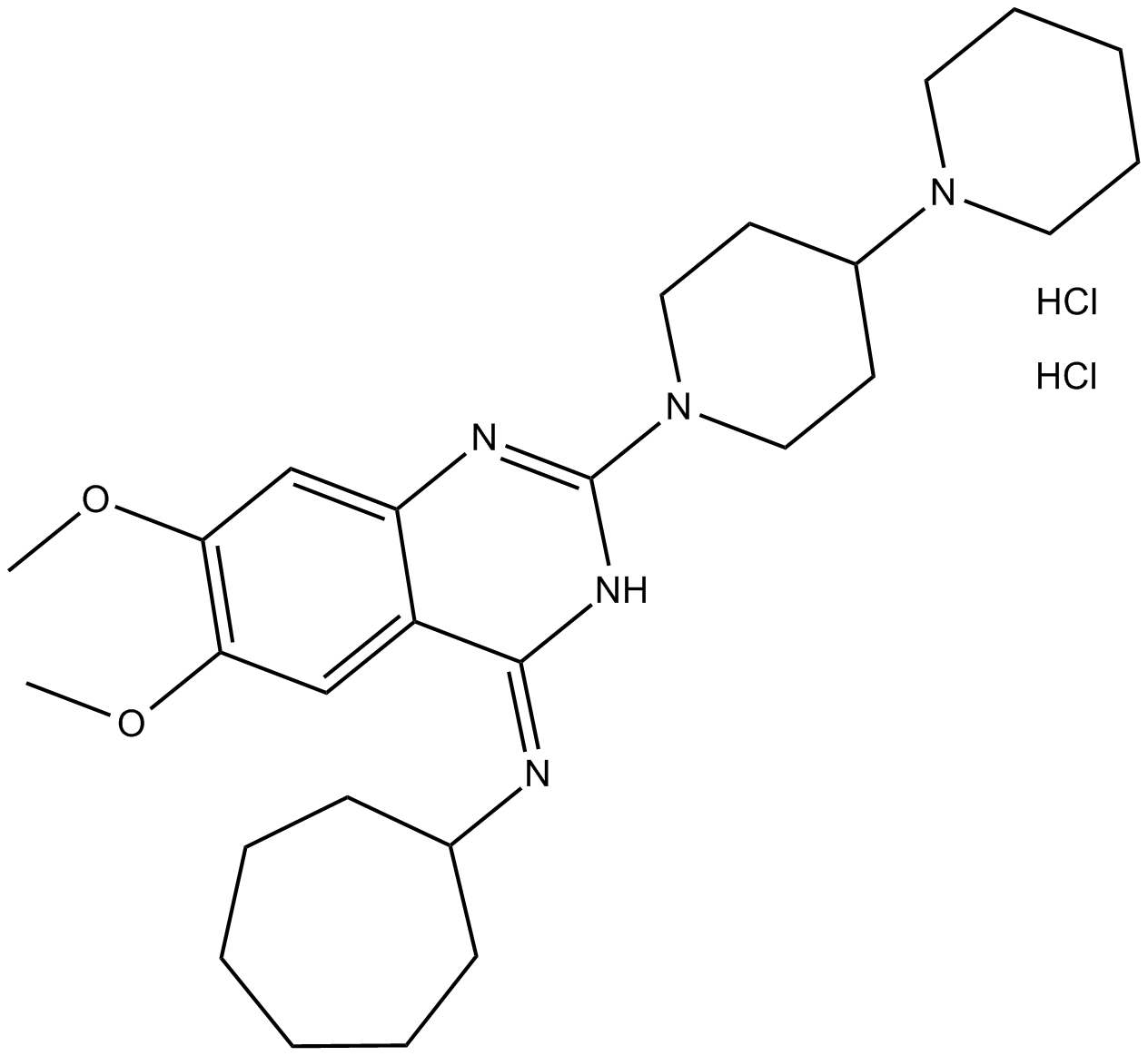 C 021 dihydrochloride Chemical Structure