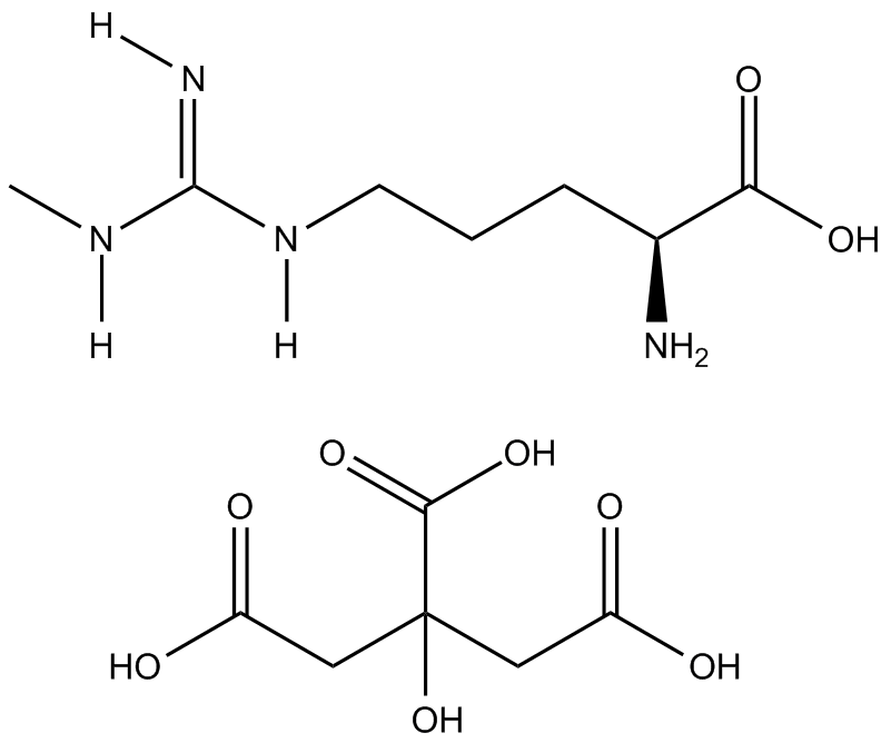 L-NMMA (citrate) 化学構造