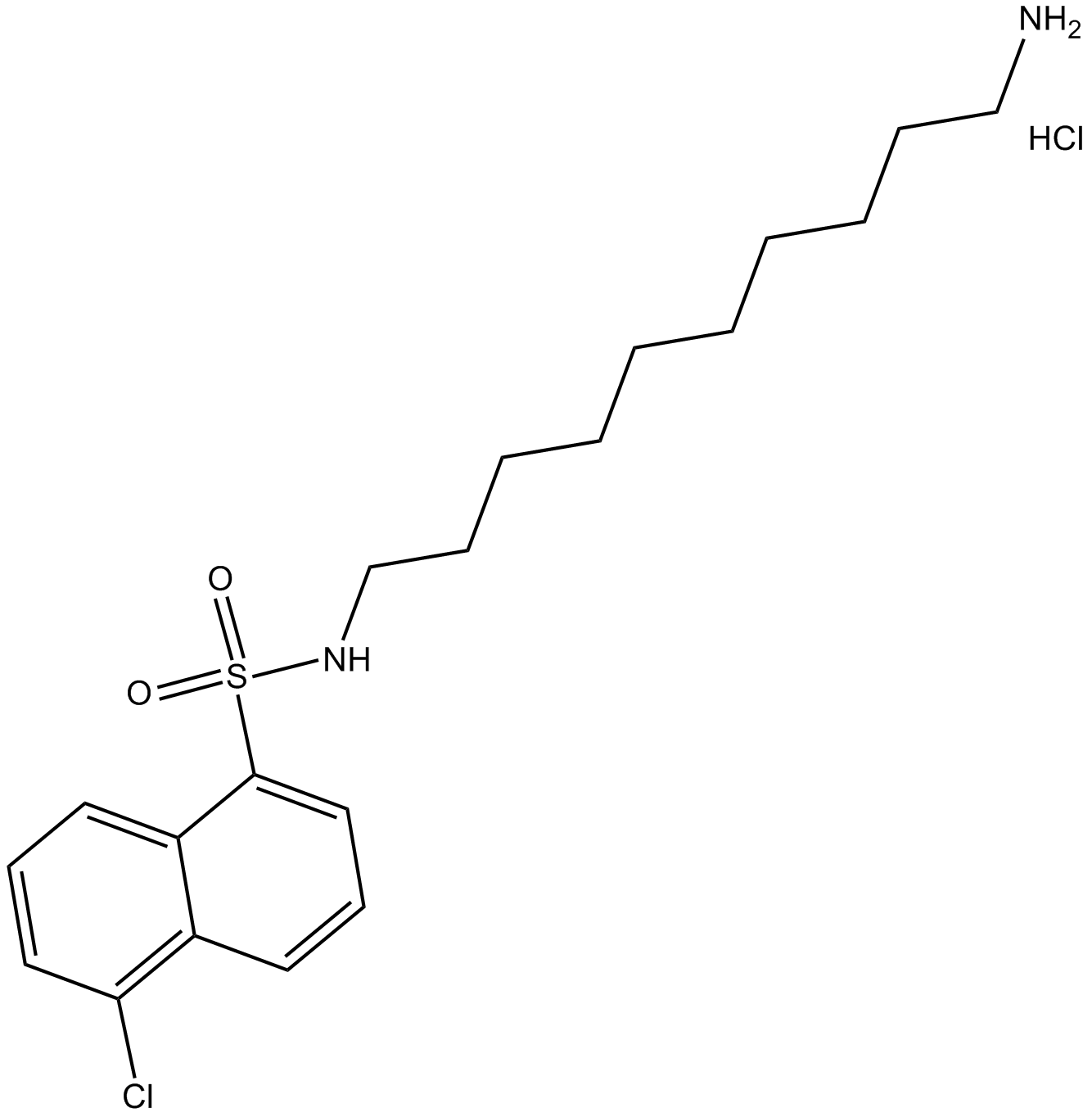 A-7 hydrochloride Chemische Struktur