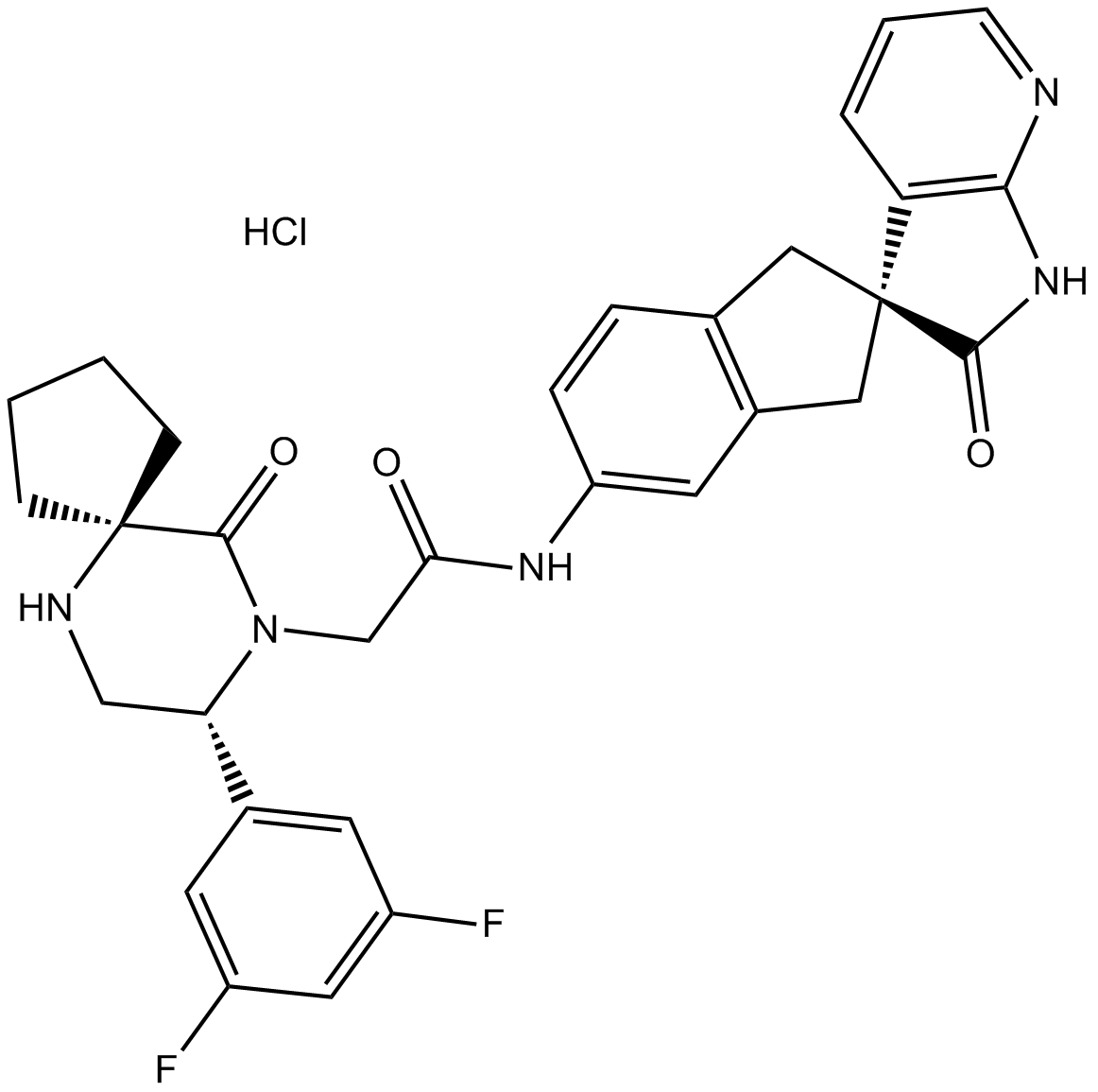 MK-3207 HCl 化学構造