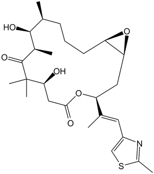 Epothilone A التركيب الكيميائي