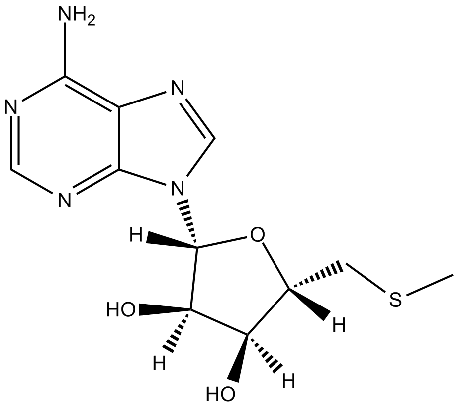 Methylthioadenosine Chemische Struktur