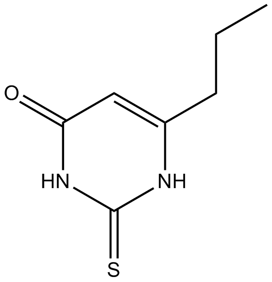 Propylthiouracil التركيب الكيميائي