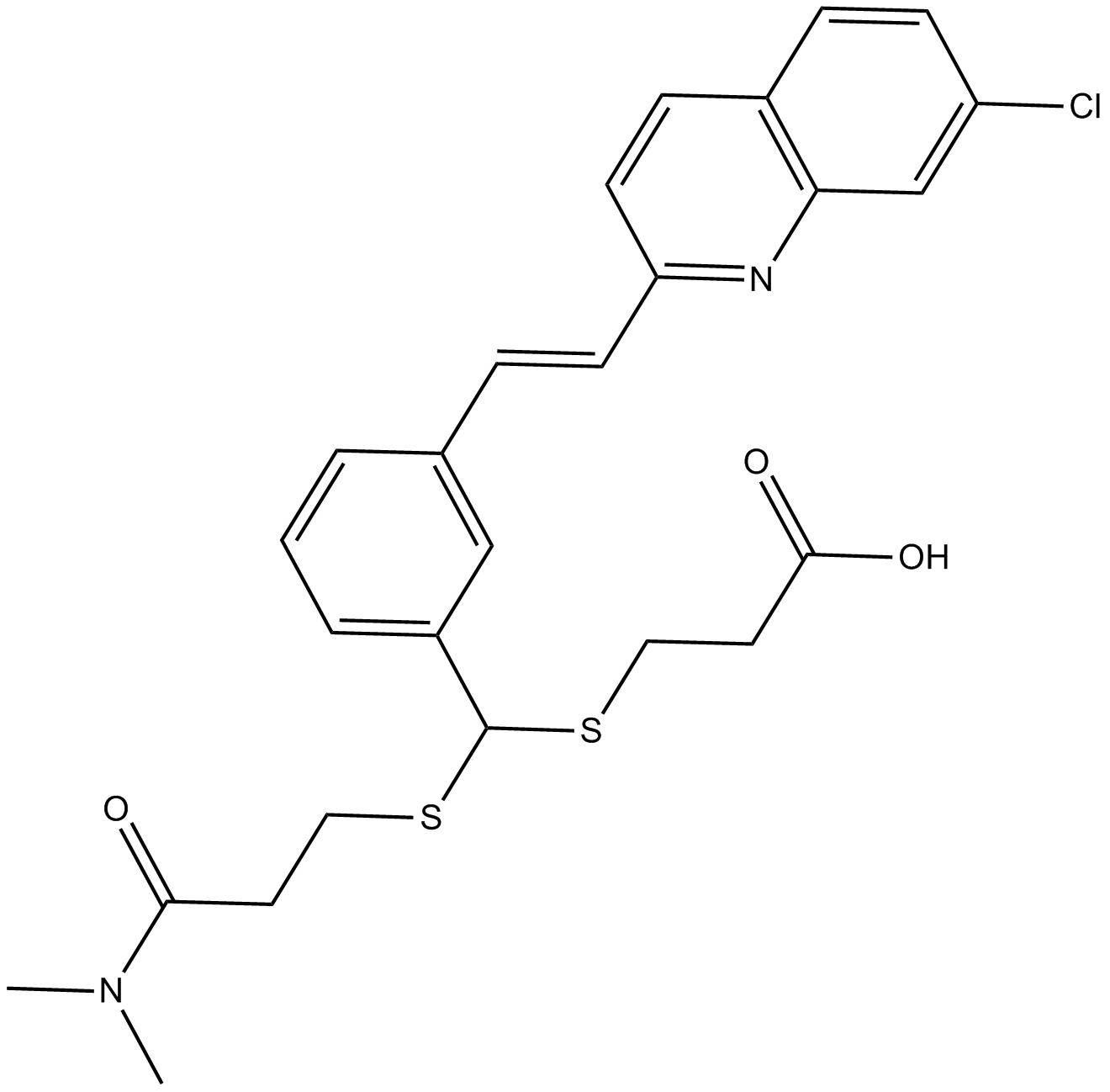 Verlukast  Chemical Structure