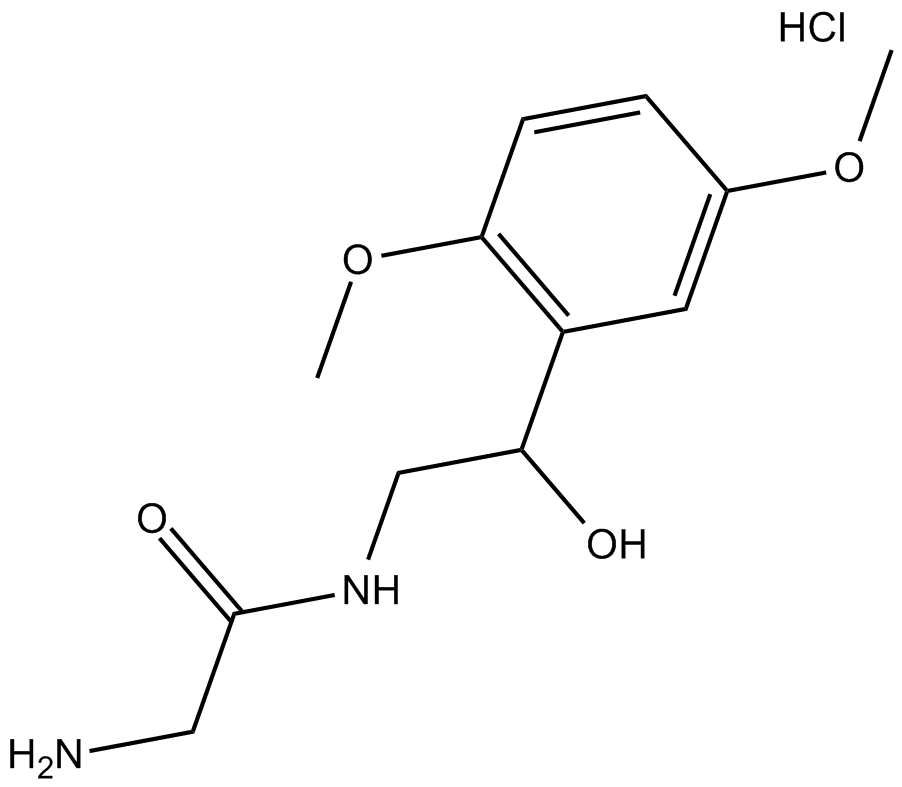 Midodrine (hydrochloride) 化学構造