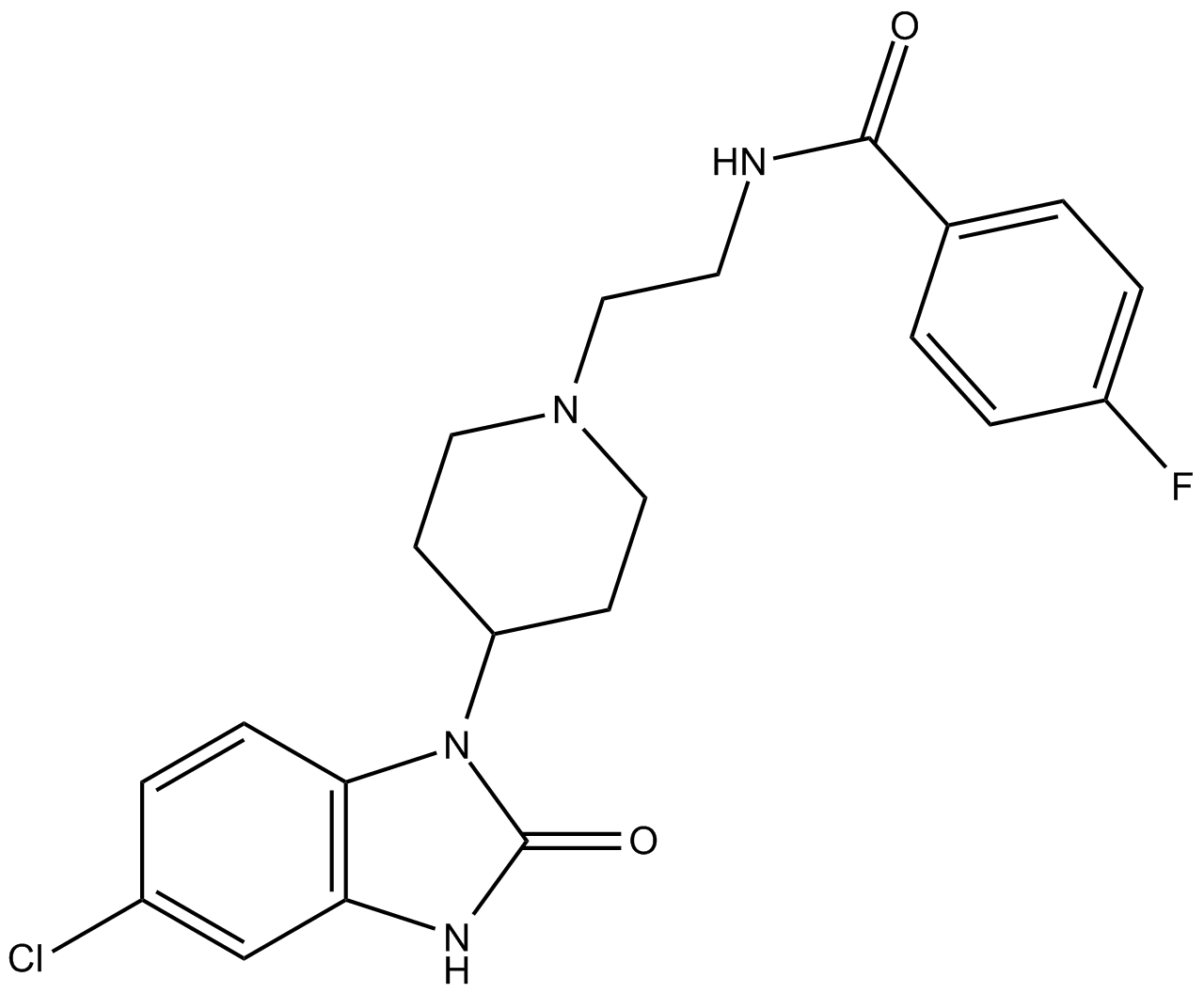 Halopemide 化学構造