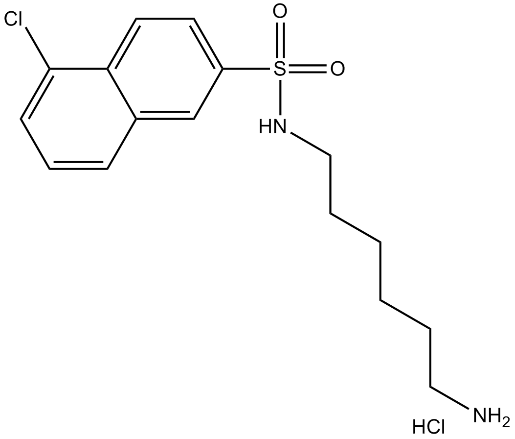 W-9 hydrochloride التركيب الكيميائي