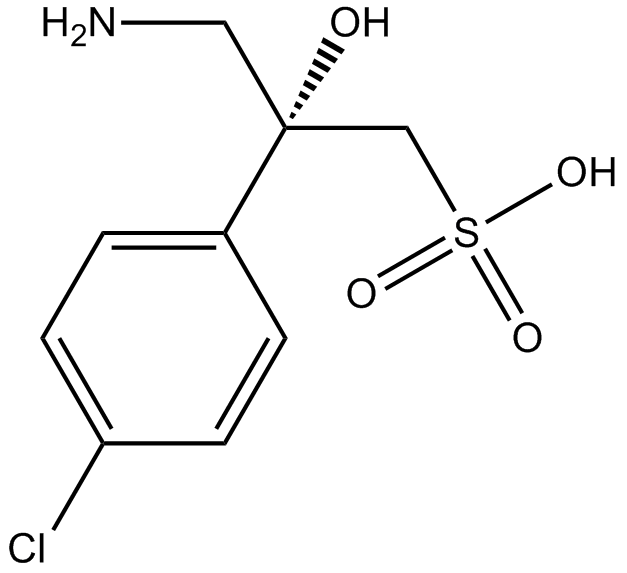 2-Hydroxysaclofen 化学構造