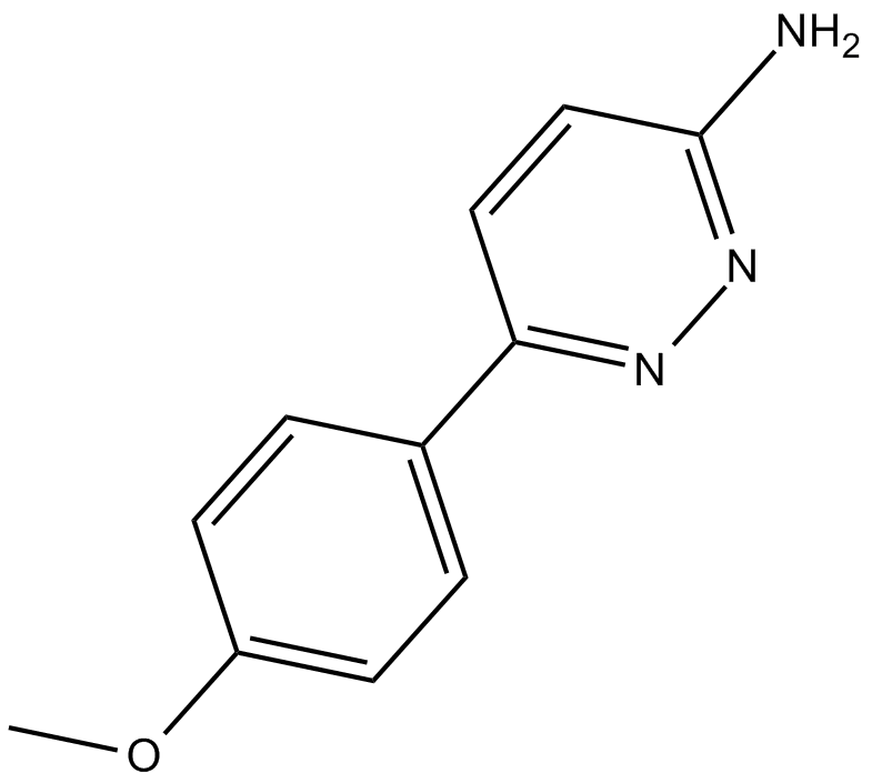 6-(4-Methoxyphenyl)-3-pyridazinamine التركيب الكيميائي