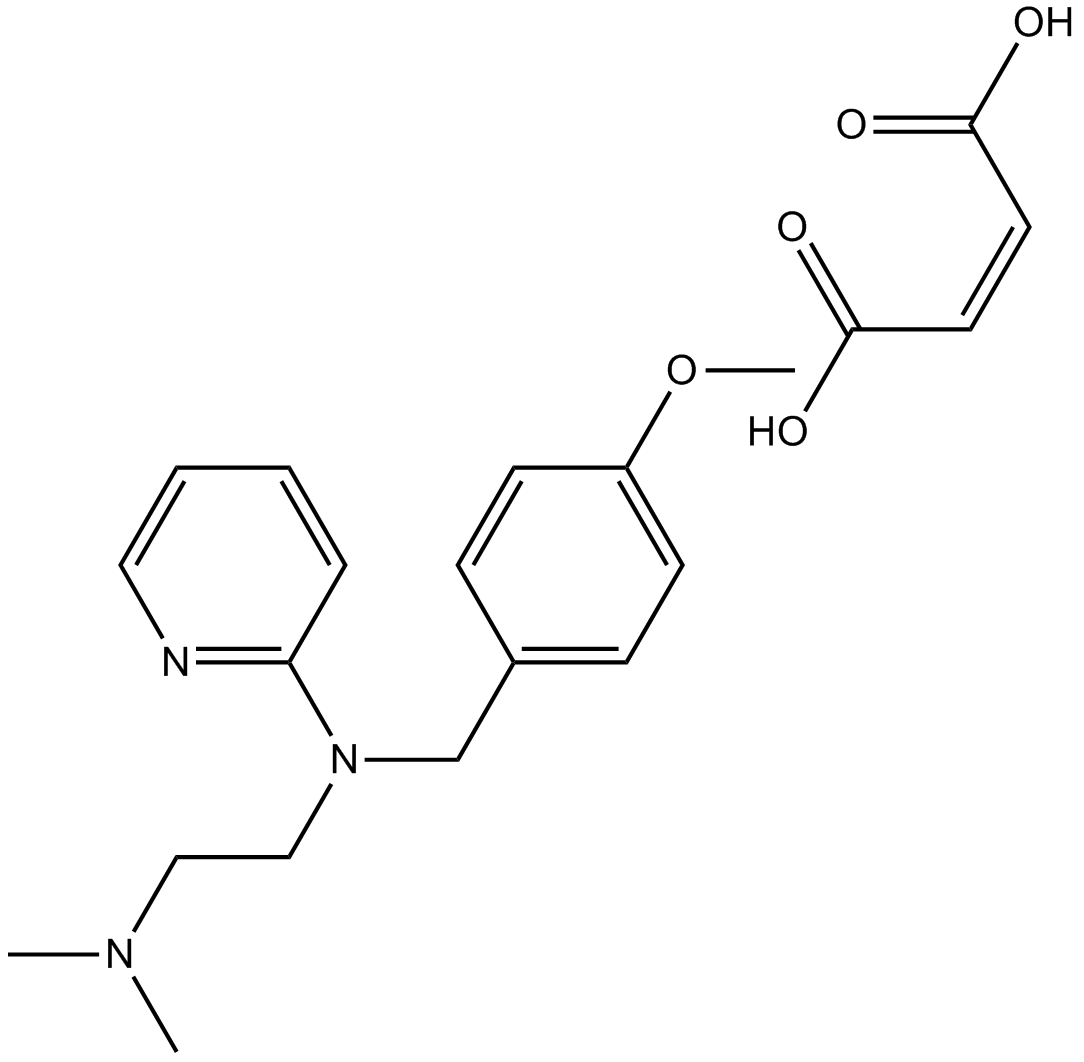 Mepyramine maleate Chemical Structure