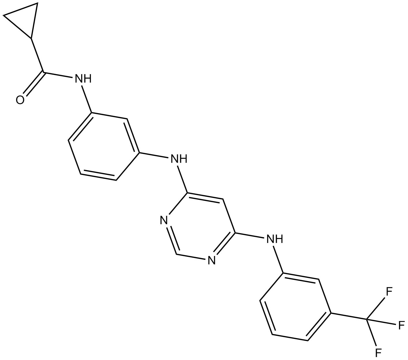 EGFR Inhibitor  Chemical Structure
