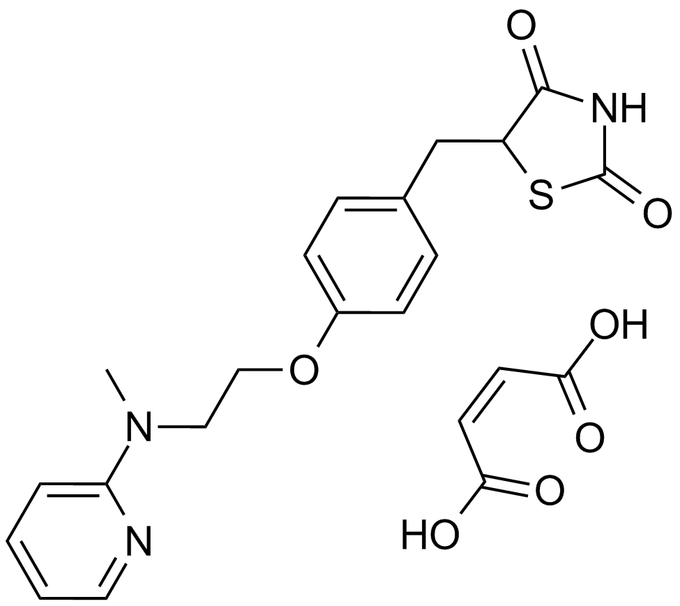 Rosiglitazone maleate  Chemical Structure