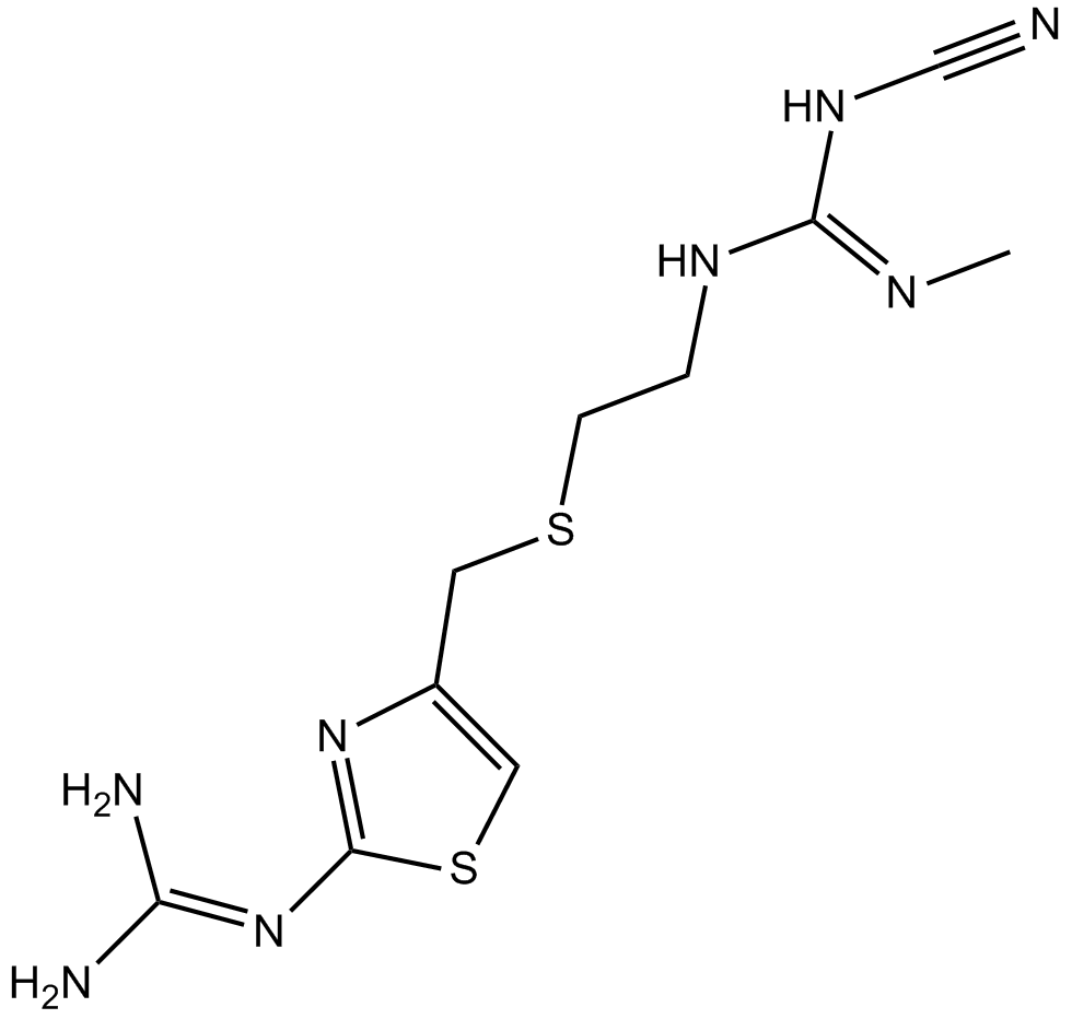 Tiotidine  Chemical Structure
