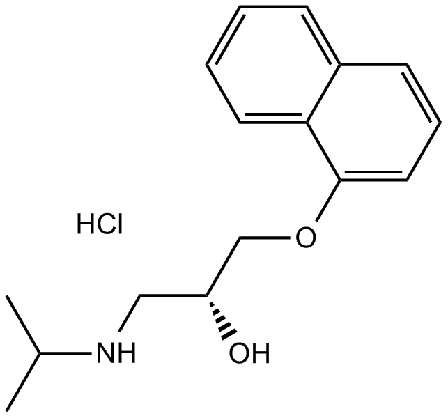 Propranolol HCl  Chemical Structure