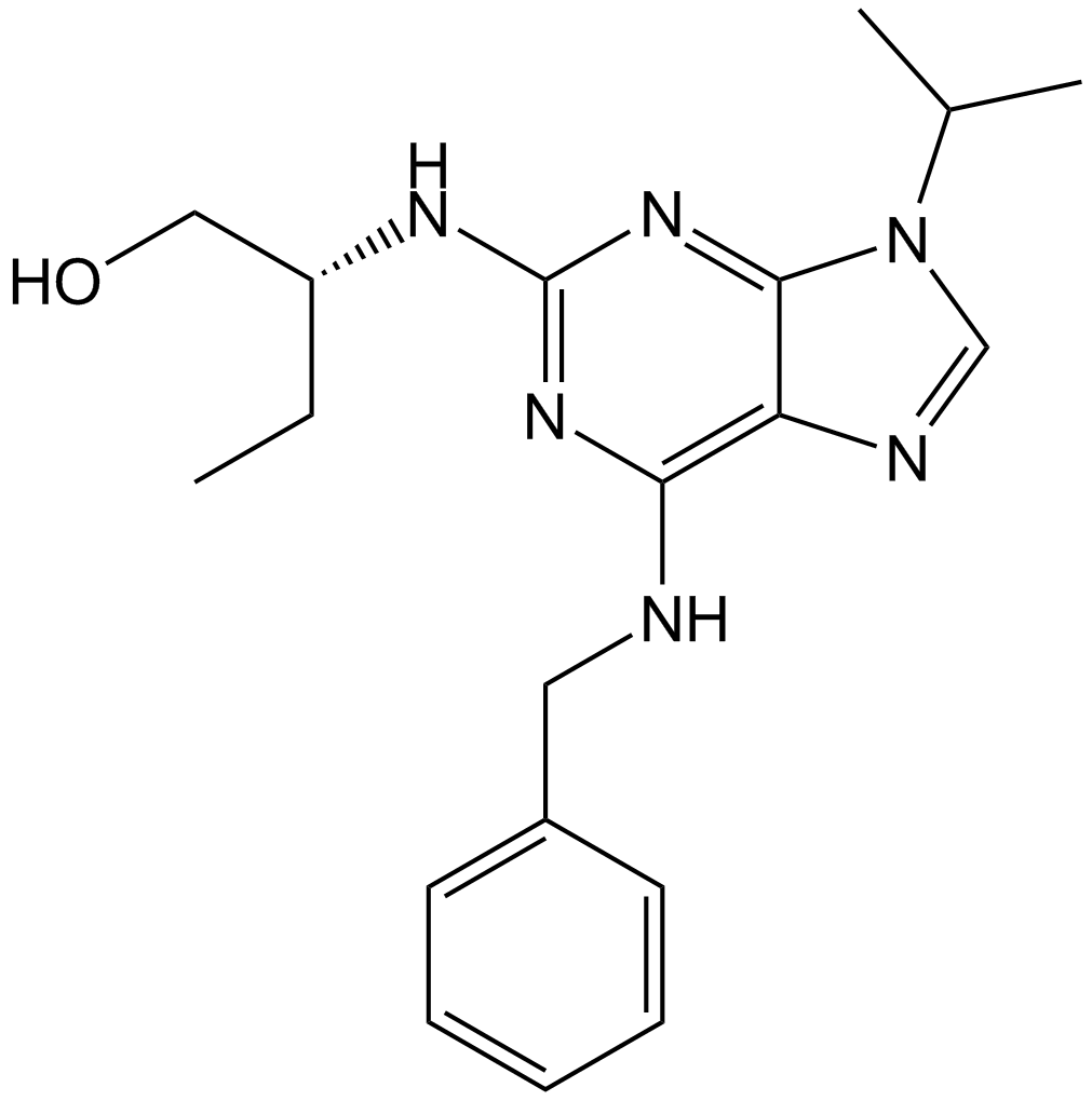 Roscovitine (Seliciclib,CYC202) 化学構造