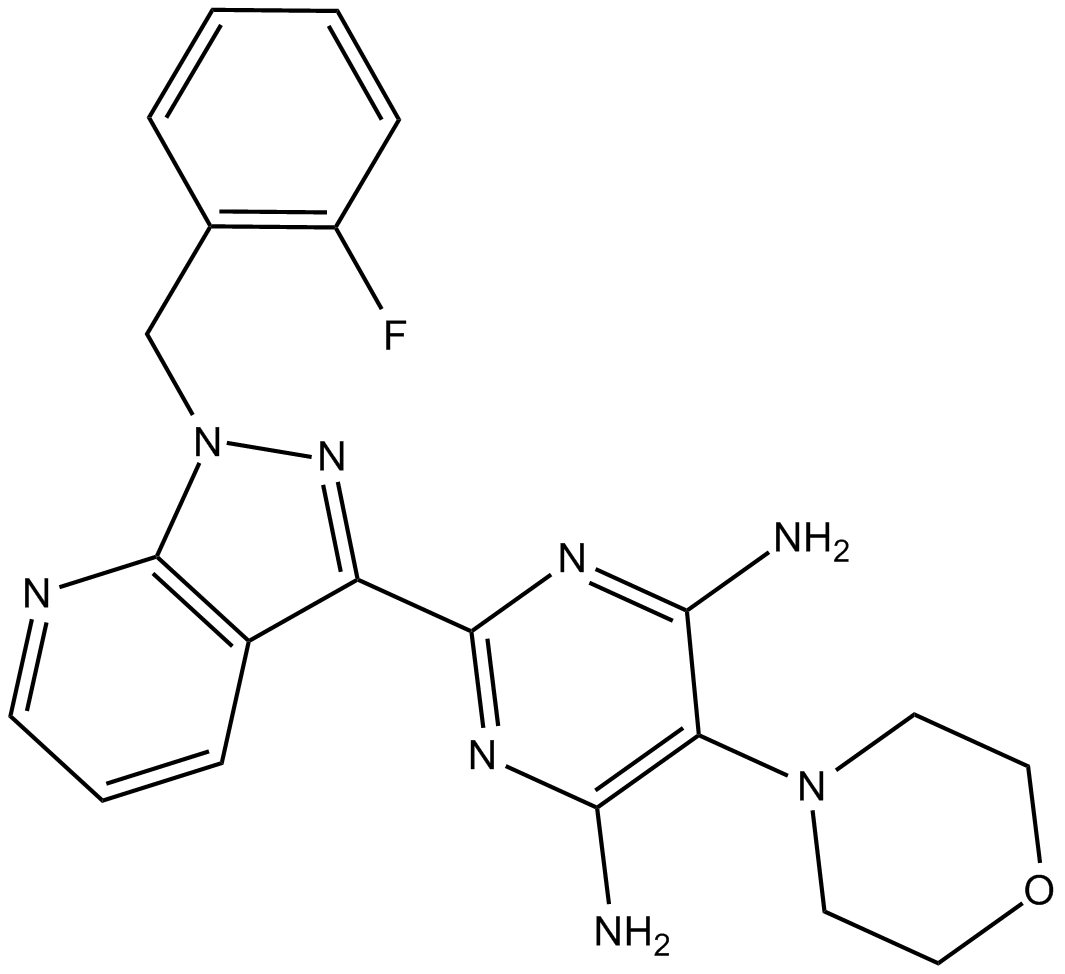 BAY 41-8543  Chemical Structure