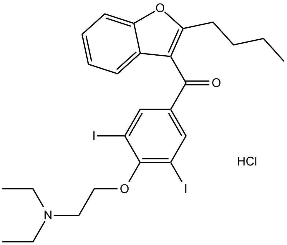 Amiodarone HCl  Chemical Structure