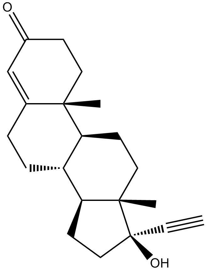 Ethisterone 化学構造