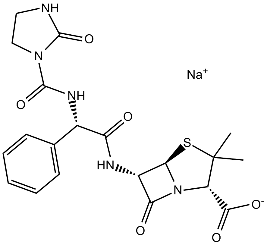 Azlocillin sodium salt Chemische Struktur