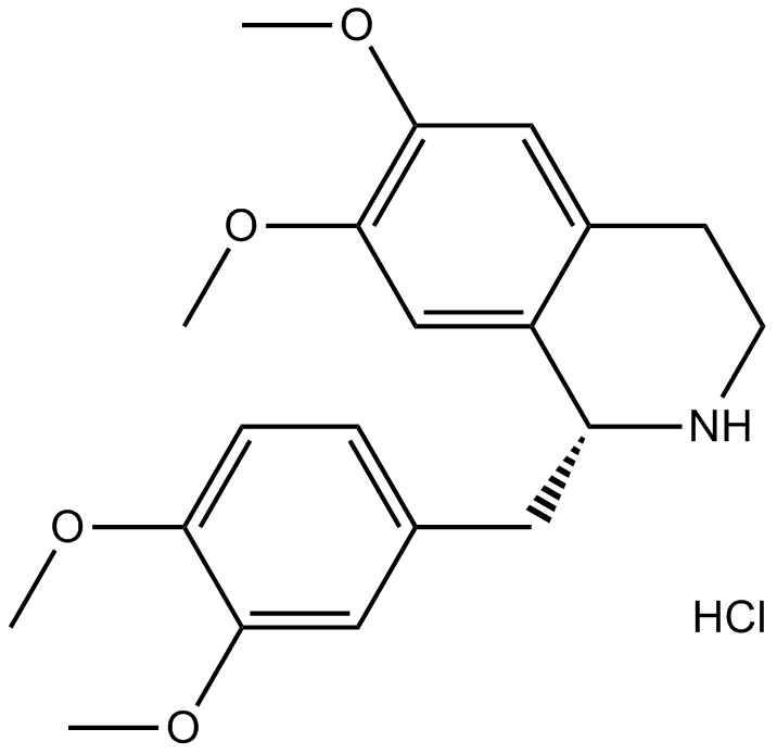 Tetrahydropapaverine HCl Chemische Struktur
