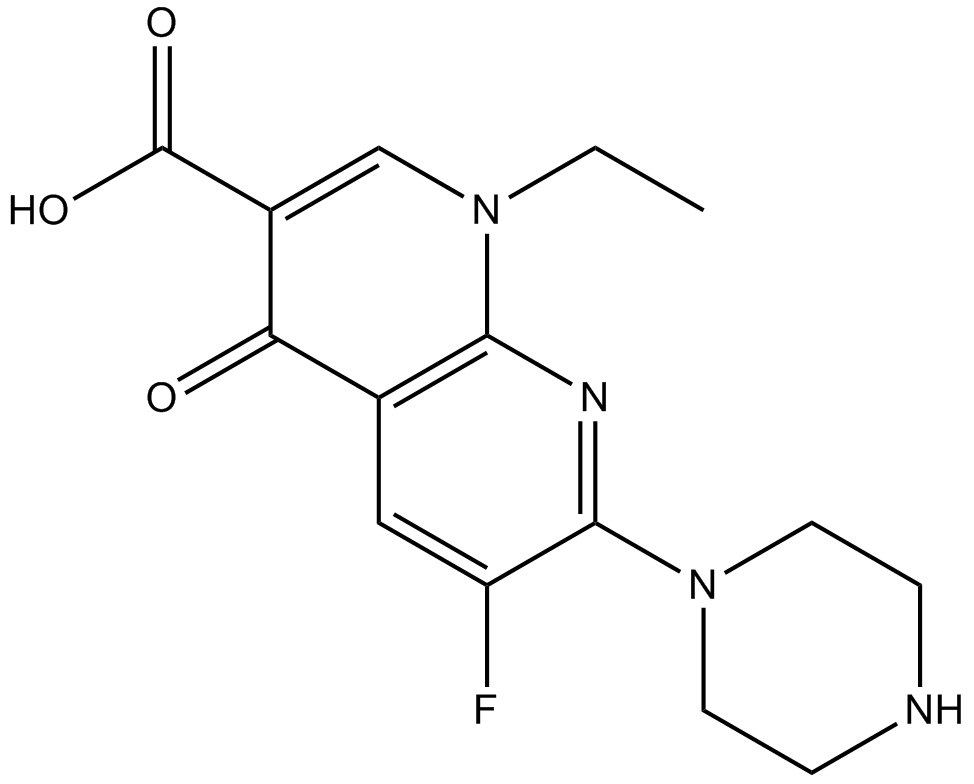 Enoxacin (Penetrex)  Chemical Structure