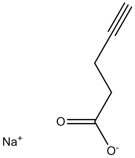 sodium 4-pentynoate التركيب الكيميائي