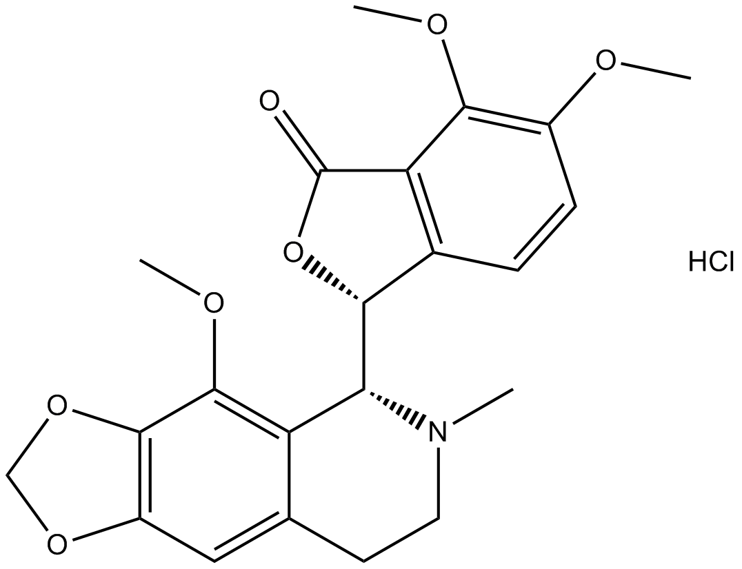 Noscapine HCl 化学構造