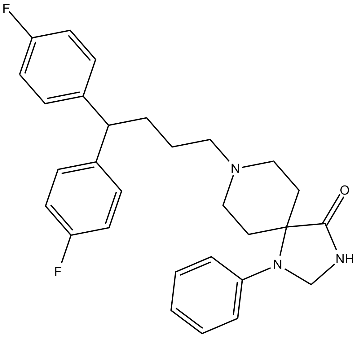 Fluspirilene التركيب الكيميائي