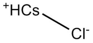 Cesium chloride التركيب الكيميائي