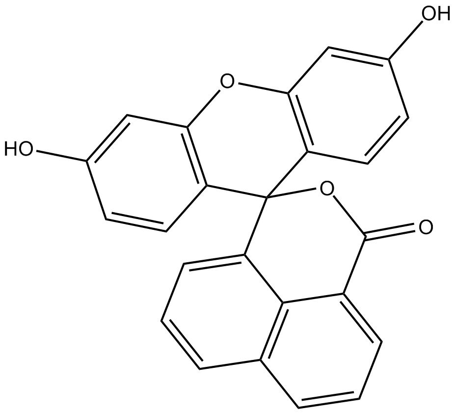 Resorcinolnaphthalein 化学構造