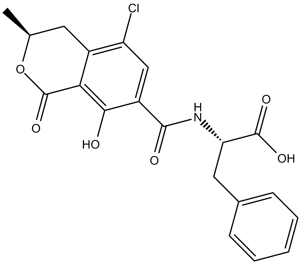 Ochratoxin A  Chemical Structure
