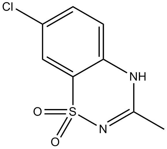 Diazoxide  Chemical Structure