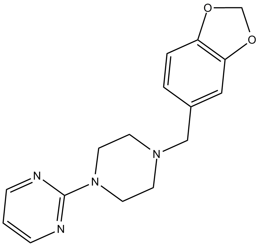 Piribedil dihydrochloride 化学構造