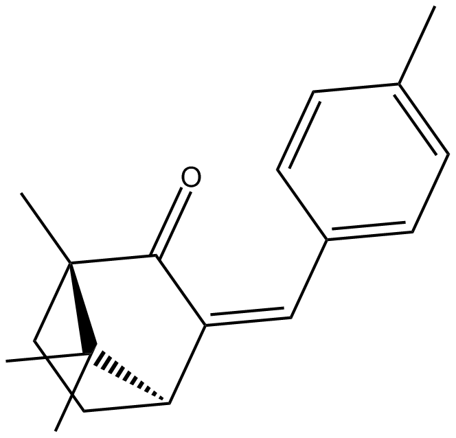 4-Methylbenzylidene camphor  Chemical Structure