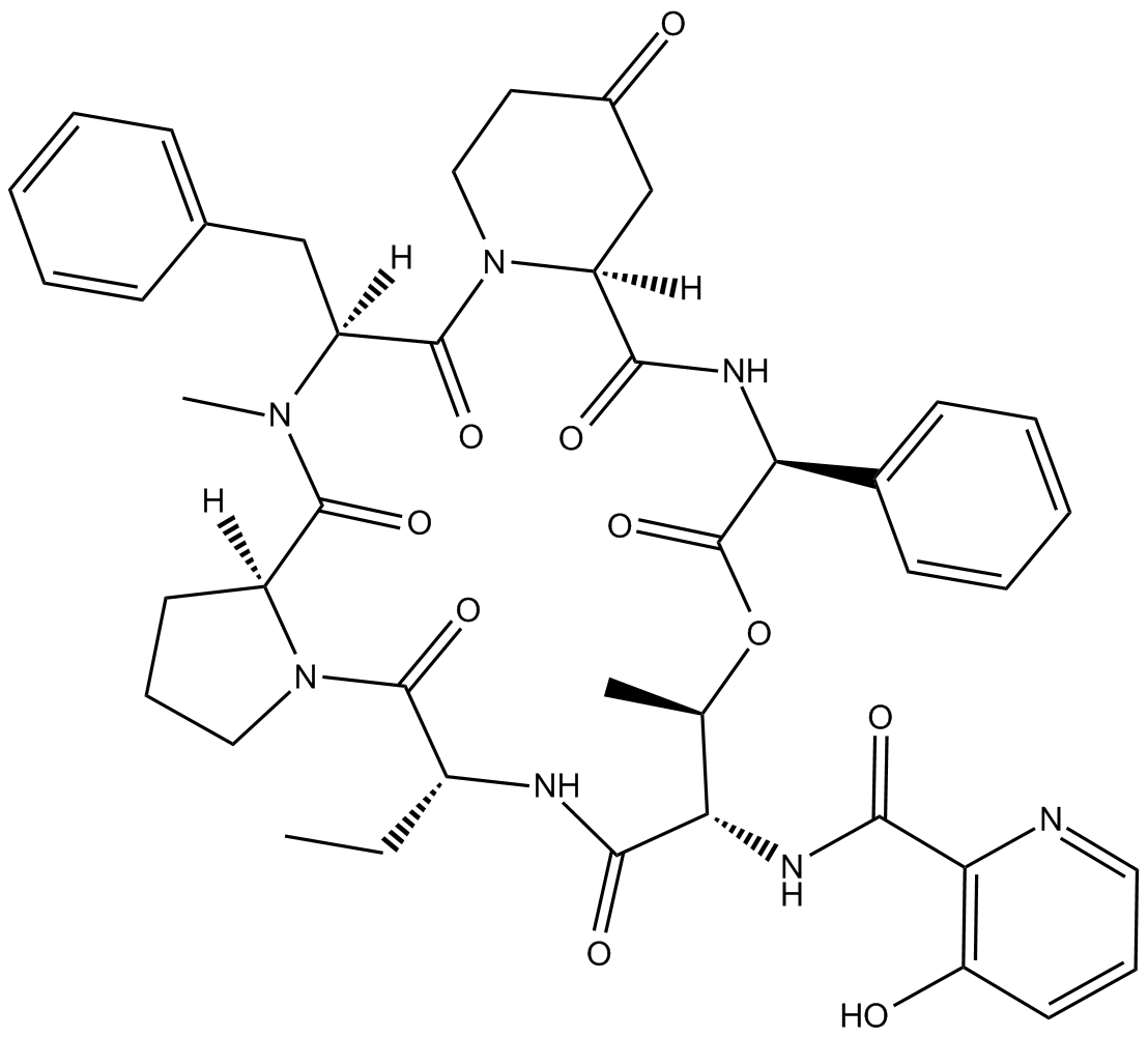 Virginiamycin S1 化学構造