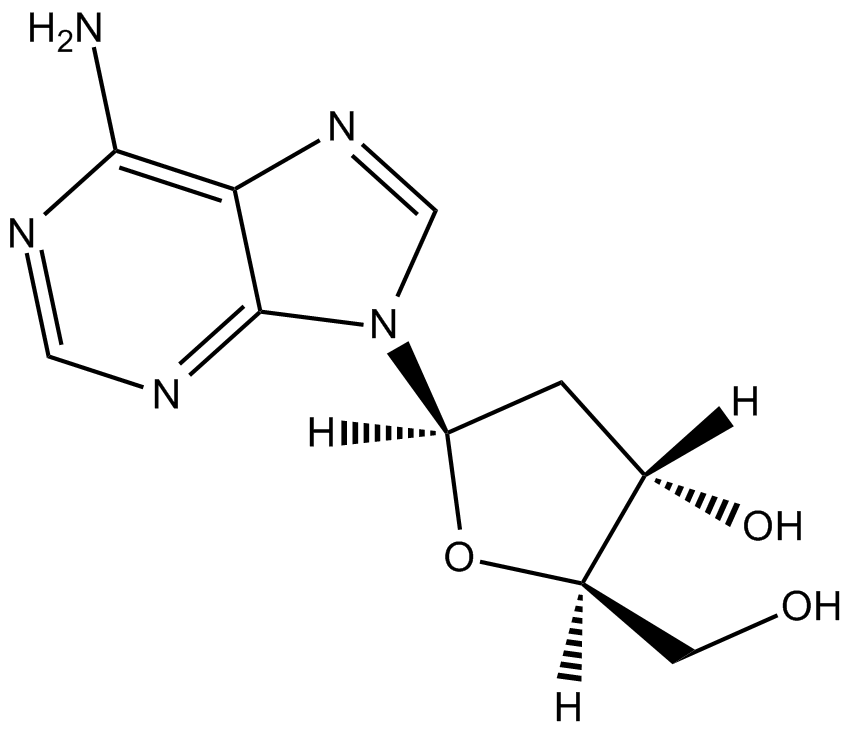 2-Deoxyadenosine Chemische Struktur