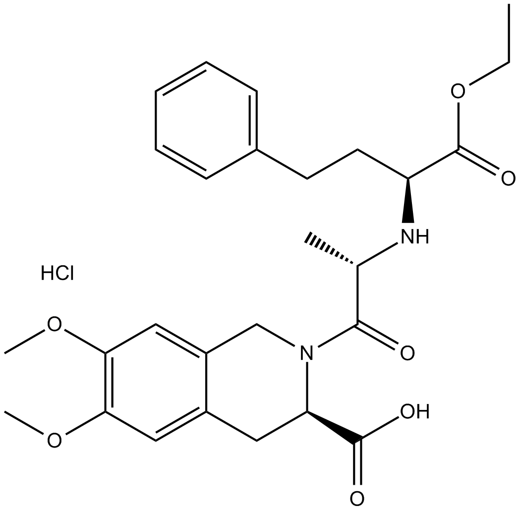 Moexipril HCl Chemical Structure