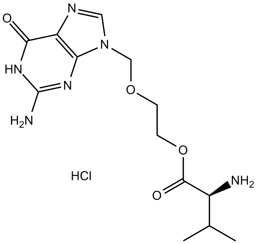 Valaciclovir HCl التركيب الكيميائي