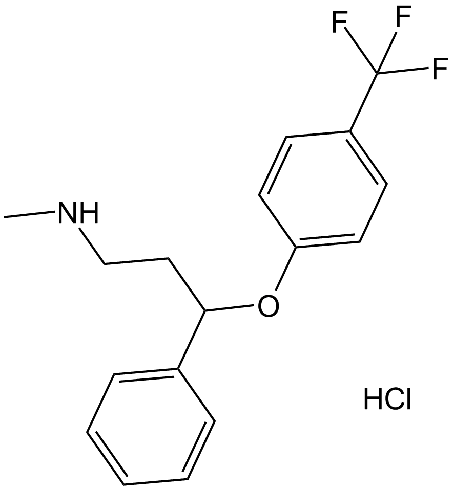 Fluoxetine HCl 化学構造