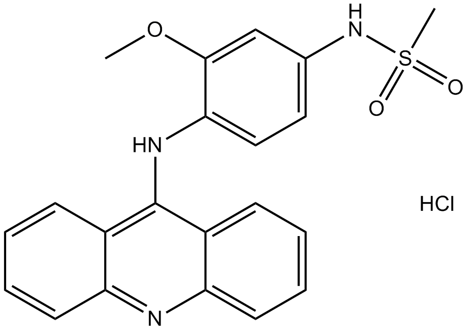 Amsacrine hydrochloride  Chemical Structure